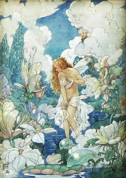 Fairy Painting - bathing fairy for kid